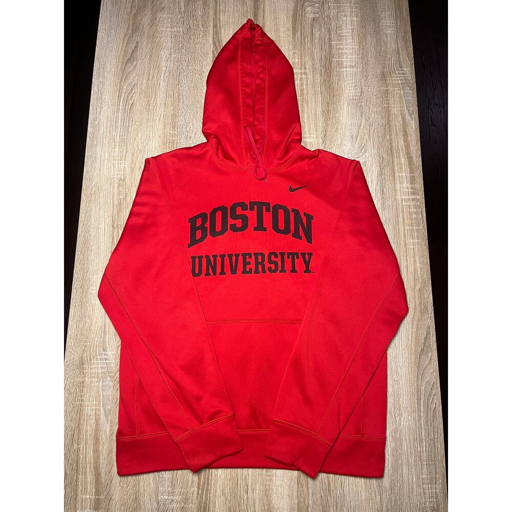 Boston University Red and Black Nike Sweatshirt Dri Fit Unisex Medium